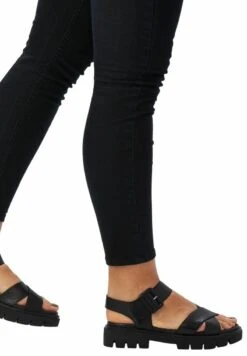 Remonte Plateausandalette - Schwarz