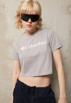 Columbia NORTH CASCADES™ CROPPED TEE - T-Shirt Print - Grey