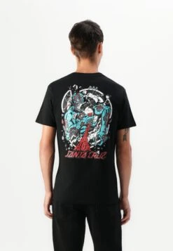 Santa Cruz ROSKOPP DISSECT STRIP UNISEX - Print T-shirt - Black