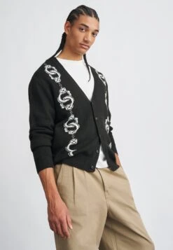 Volcom DANIEL SHEPARD SWEATER - Strickjacke - Black