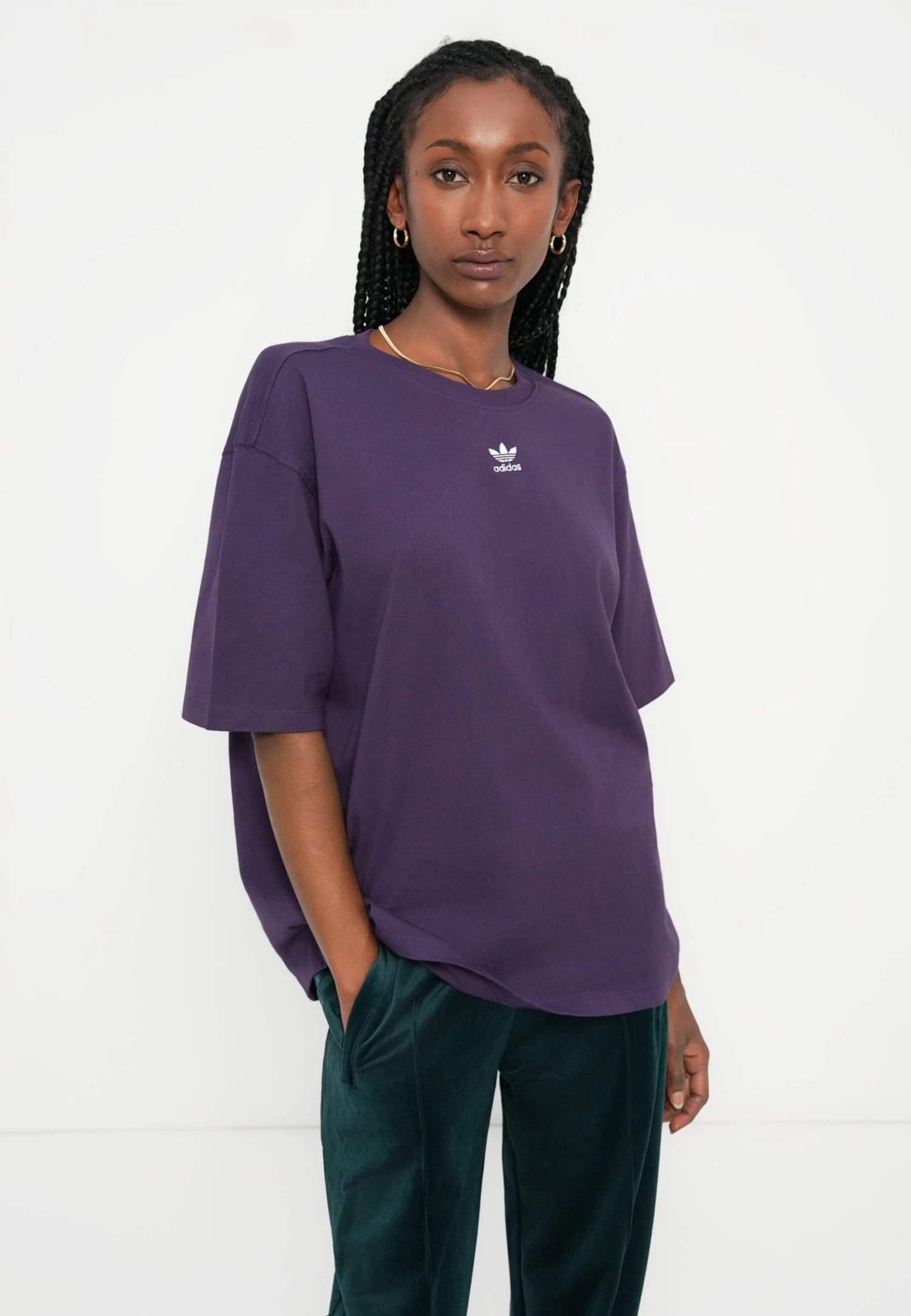 Adidas Originals TEE - Basic T-shirt - Aurora Plum 6 Adidas Originals TEE - Basic T-shirt - Aurora Plum – Bild 6