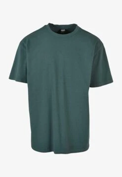 URBAN CLASSICS OVERSIZED GARMENT DYE TEE - T-Shirt Basic - Bottlegreen