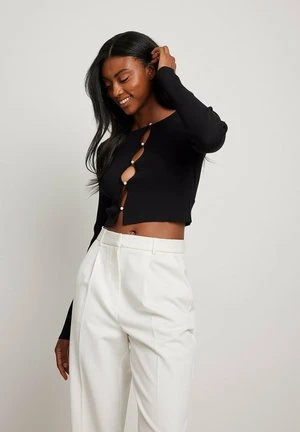 NA-KD FEIN MIT MUTTKNÖPFEN DETAIL - Strickjacke - Dusty Pink 6 NA-KD FEIN MIT MUTTKNÖPFEN DETAIL - Strickjacke - Dusty Pink – Bild 6