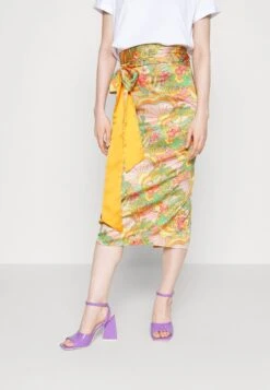 SUNSET TROPICS LONG JASPRE SKIRT REVERSIBLE - Wickelrock - Multi