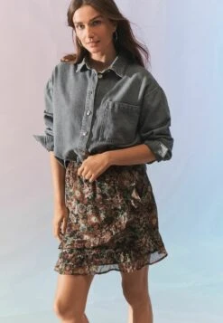 Next RUFFLE STANDARD - A-Linien-Rock - Brown Floral -Friboo Verkauf Geschaft 53d32e38eecd4931a737a55b4af5aaa6 1