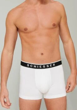 Schiesser LOGO BUND 95 5 ORGANIC C 6 PACK - Panties - Weiß