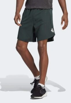 ADIDAS PERFORMANCE Kurze Sporthose - Shadow Green Pulse Olive