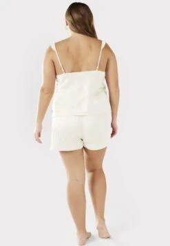 CURVE IVORY FRILL TRIM CAMI SHORT - Nachtwäsche Set - Off White 8 CURVE IVORY FRILL TRIM CAMI SHORT - Nachtwäsche Set - Off White -Friboo Verkauf Geschaft 5475efc69173431da6ec56f953e863c9