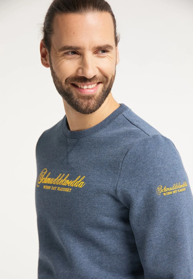 Schmuddelwedda Sweatshirt - Marine Melange 4 Schmuddelwedda Sweatshirt - Marine Melange – Bild 4