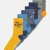 Friboo 7 PACK - Socken - Multi-coloured/yellow/dark Blue