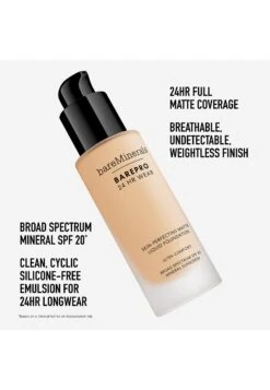 Bareminerals BAREPRO 24H MATTE COMFORT LIQUID FOUNDATION - Foundation - Deep 50 Neutral 25 Bareminerals BAREPRO 24H MATTE COMFORT LIQUID FOUNDATION - Foundation - Deep 50 Neutral -Friboo Verkauf Geschaft 5786066dbed84de5bfb089e88e3d63fa