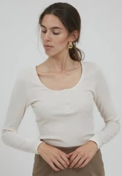 ICHI IHSUPER LS - Strickpullover - Crystal Gray