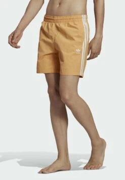 Adidas Originals ADICOLOR CLASSICS 3-STRIPES SWIM SHORTS - Badeshorts - Orange -Friboo Verkauf Geschaft 59500f33a694440cb2c7419a52f9a1a0