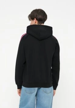 Adidas Originals TEAMGEIST - Sweatshirt - Black/lucid Pink -Friboo Verkauf Geschaft 5a383669956f4f08b78e380af693a7a6