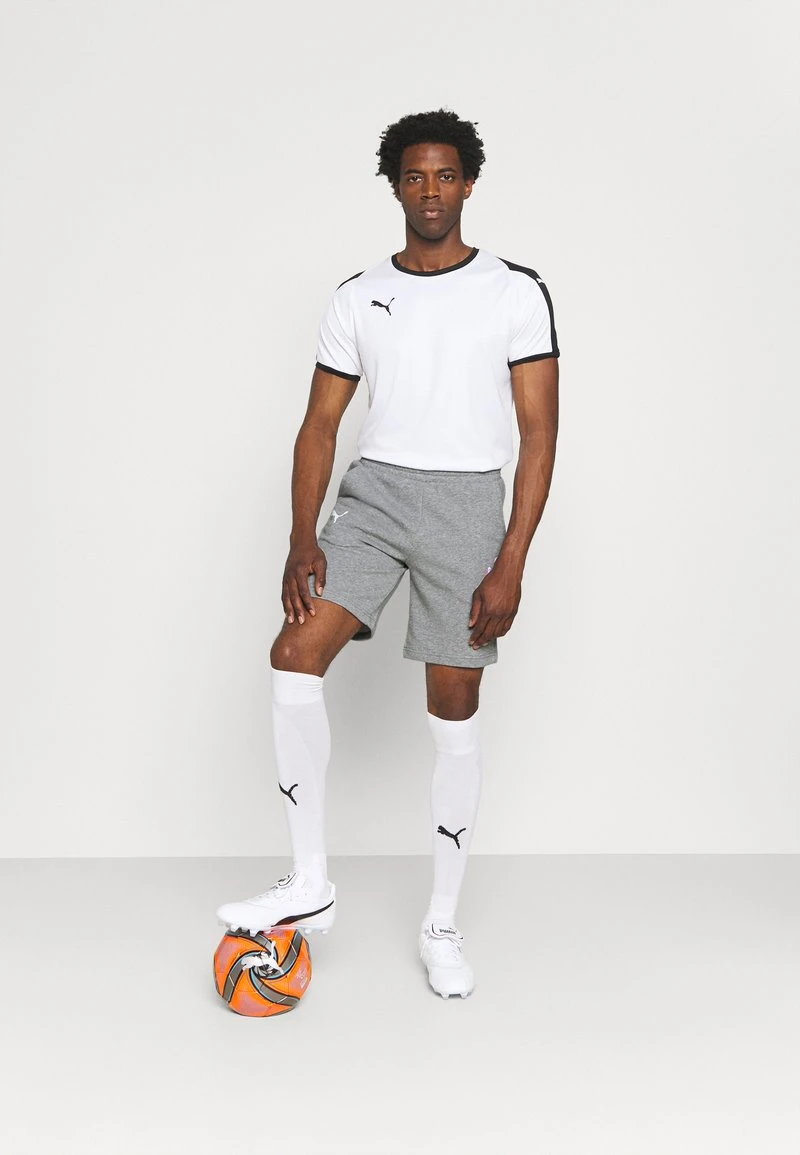 Puma NEYMAR JR CREATIVITY LOGO - Kurze Sporthose - Medium Grey Heather 2 Puma NEYMAR JR CREATIVITY LOGO - Kurze Sporthose - Medium Grey Heather – Bild 2