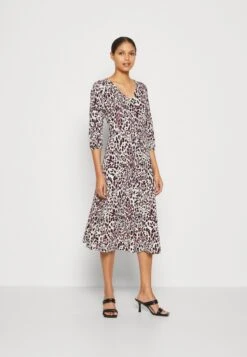 Marks & Spencer MIDI TEA DRESS - Jerseykleid - Natural Mix