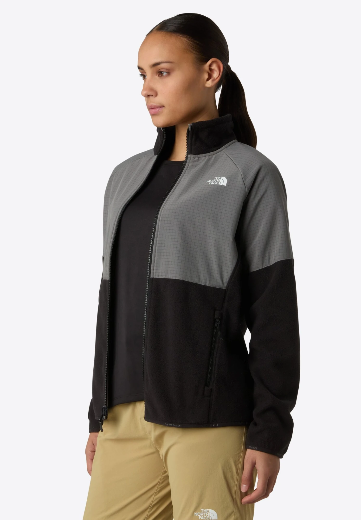 The North Face W GLACIER HEAVYWEIGHT FULL ZIP JACKET - Fleece Jacket - Tnf Black Smoked Pearl 6 The North Face W GLACIER HEAVYWEIGHT FULL ZIP JACKET - Fleece Jacket - Tnf Black Smoked Pearl – Bild 6
