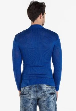 Cipo & Baxx Strickpullover - Saxeblue 8 Cipo & Baxx Strickpullover - Saxeblue -Friboo Verkauf Geschaft 5bb21640653740eba928392d5e4f0986
