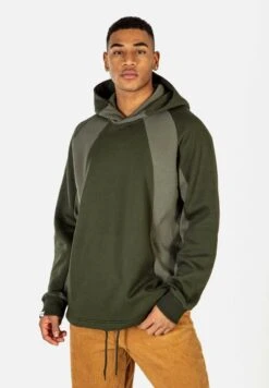 Reell HOODYS DOUBLE - Kapuzenpullover - Forest Green Beetle Green