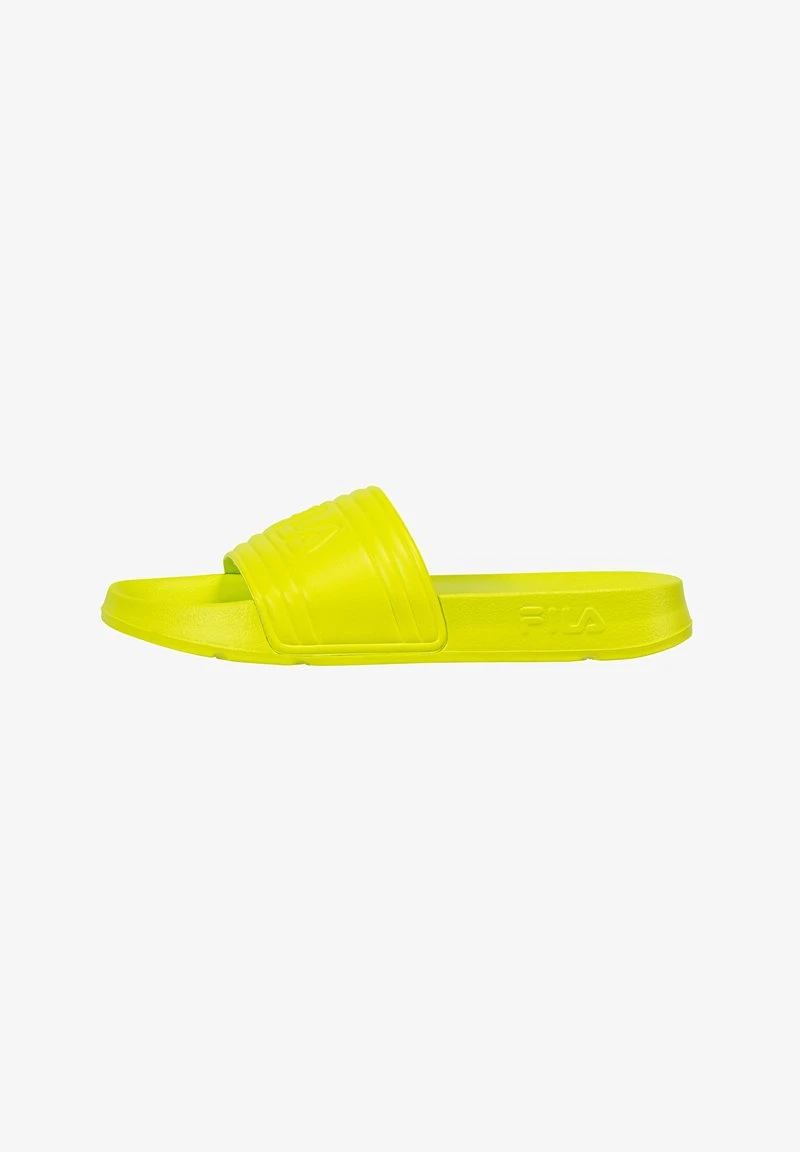 Fila MORRO BAY - Pantolette Flach - Safety Yellow 1 Fila MORRO BAY - Pantolette Flach - Safety Yellow