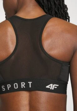 4F BRA - Sport-BH Mit Leichter Stützkraft - Deep Black -Friboo Verkauf Geschaft 5d4f9001bd1343e78f01352eaaa86f88