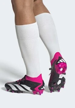 ADIDAS PERFORMANCE PREDATOR ACCURACY.1 SOFT GROUND - Fußballschuh Nocken - Core Black/cloud White/team Shock Pink 2
