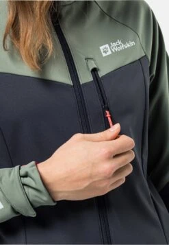 Jack Wolfskin MOROBBIA W - Softshelljacke - Hedge Green -Friboo Verkauf Geschaft 5e8befe3c395448e8e8bad904874bd92
