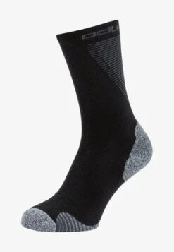 MICRO CERAMICOOL HIKE GRAPHIC - Socken - Black Odlo Steel Grey -Friboo Verkauf Geschaft 5ead87f2563d4b9b84011b751c6a0c6a