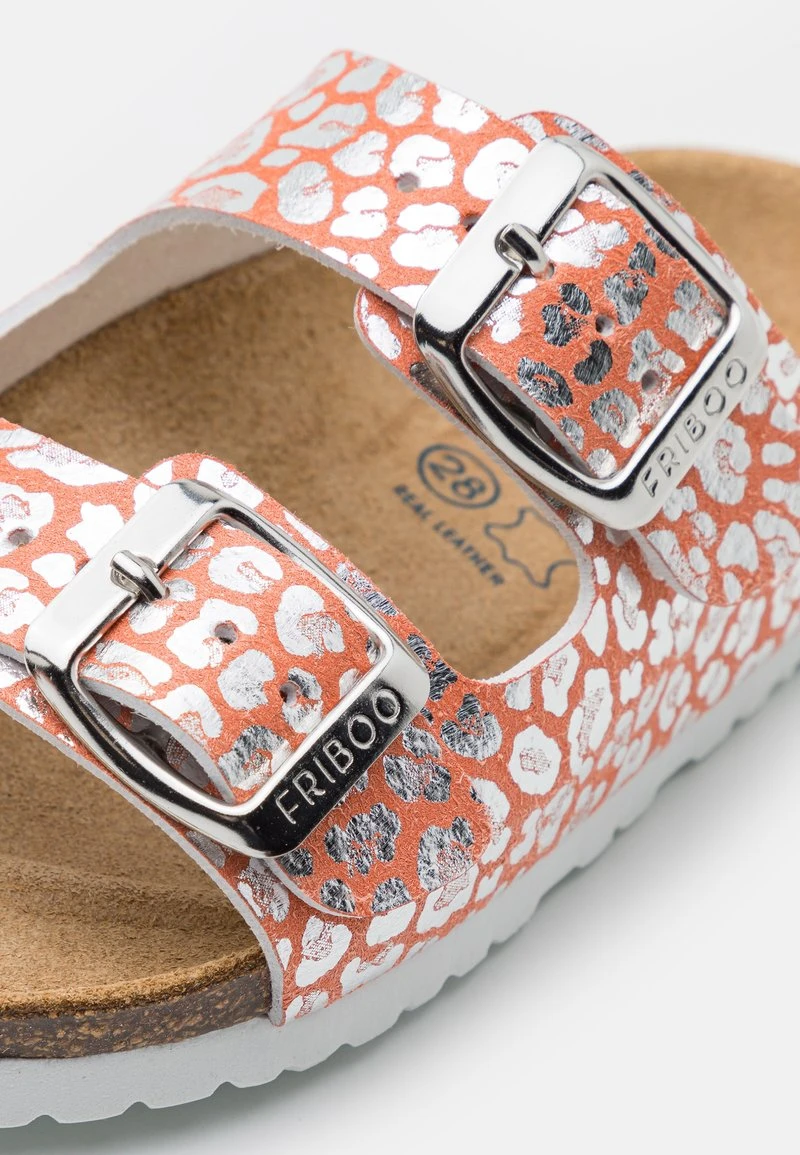 Friboo Pantolette Flach - Coral 6 Friboo Pantolette Flach - Coral – Bild 6