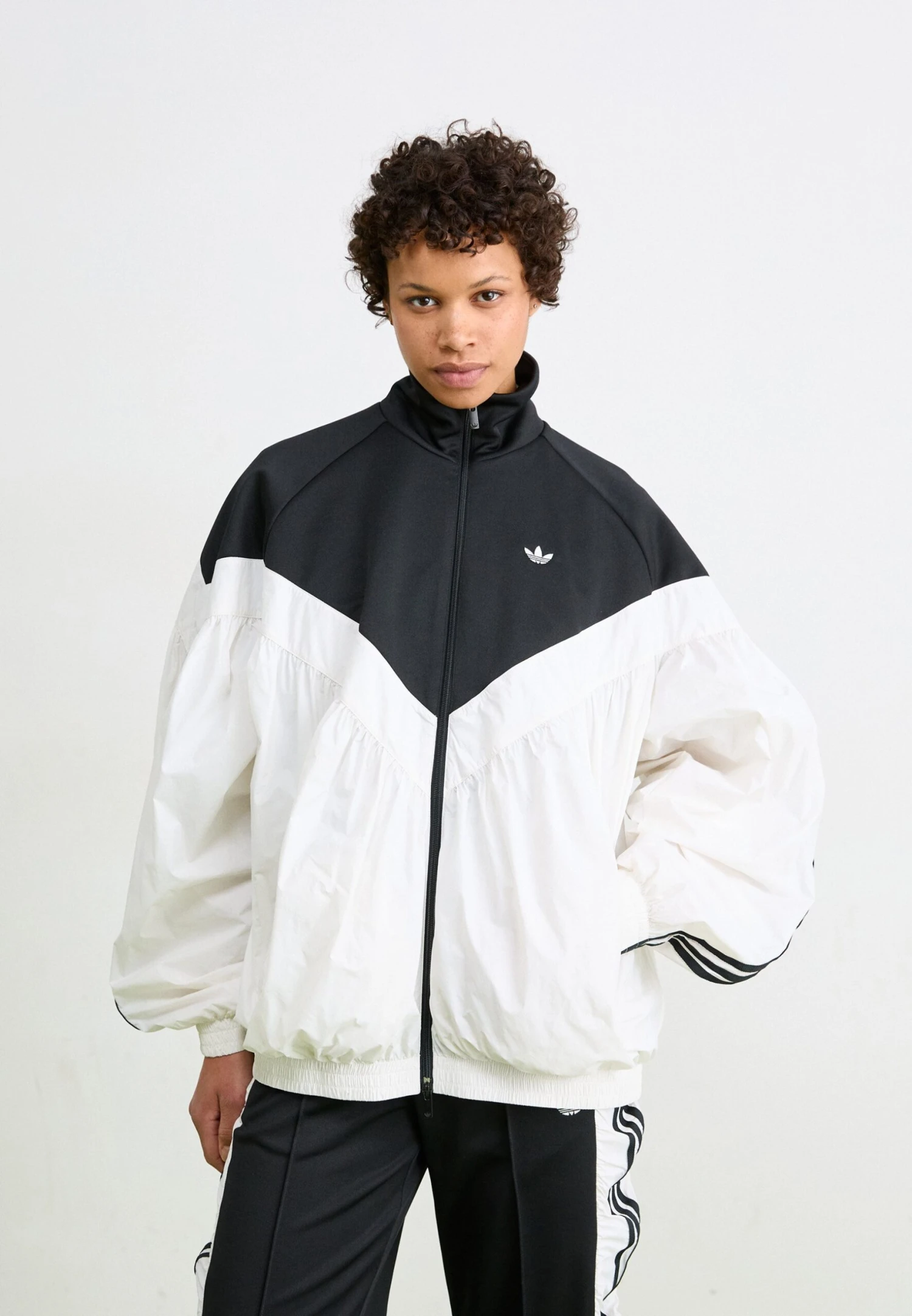 Adidas Originals R3CODED TRACKTOP - Summer Jacket - Black/cloud White 1 Adidas Originals R3CODED TRACKTOP - Summer Jacket - Black/cloud White