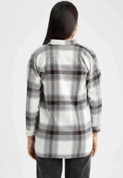 DeFacto REGULAR FIT - Hemdbluse - Grey -Friboo Verkauf Geschaft 63838383daab45b98368ccedad75d38e