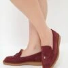 Slipper - Dark Red