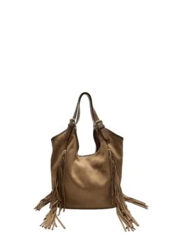 Stradivarius WITH FRINGE - Tote Bag - Black -Friboo Verkauf Geschaft 69c52492d6734cc9ac735bf1419288c1