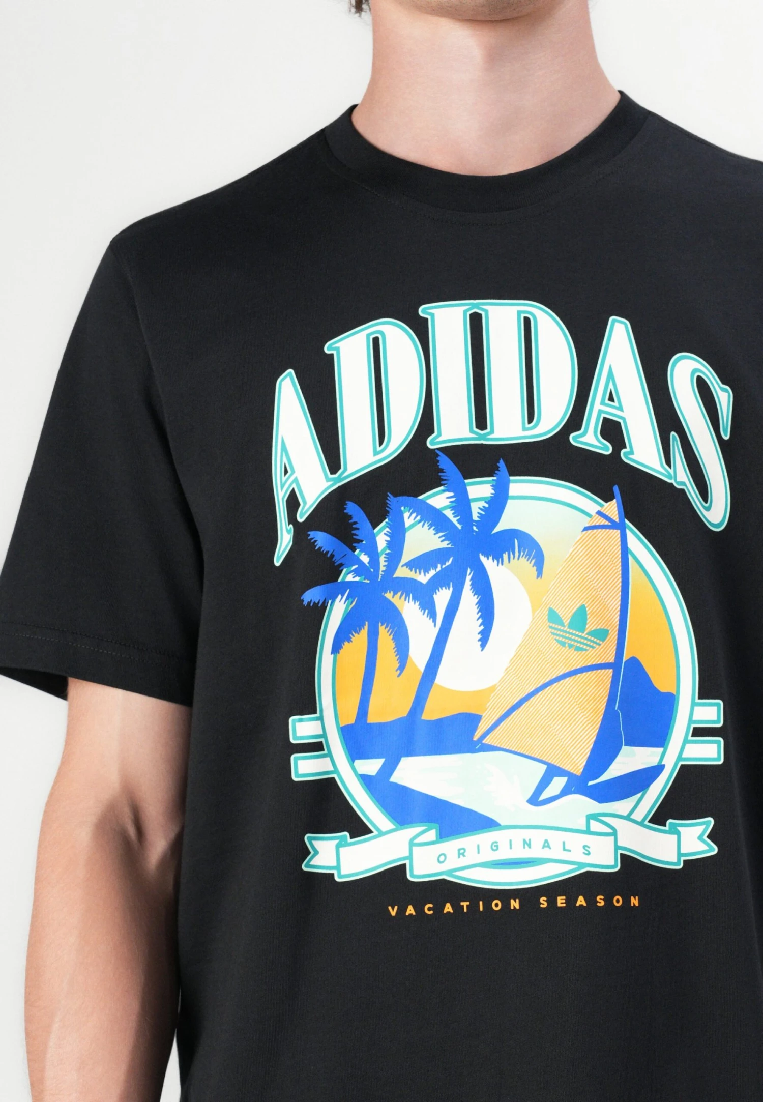 Adidas Originals RETRO HOLIDAY UNISEX - Print T-shirt - Black 6 Adidas Originals RETRO HOLIDAY UNISEX - Print T-shirt - Black – Bild 6