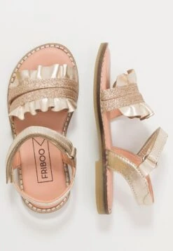 Friboo LEATHER - Riemensandalette - Gold