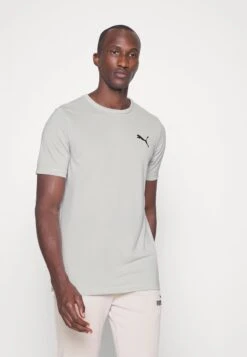 Puma ACTIVE SMALL LOGO TEE - Sport T-shirt - Gray Violet