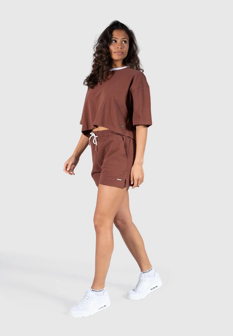 HALIE - T-Shirt Basic - Braun 2 HALIE - T-Shirt Basic - Braun – Bild 2