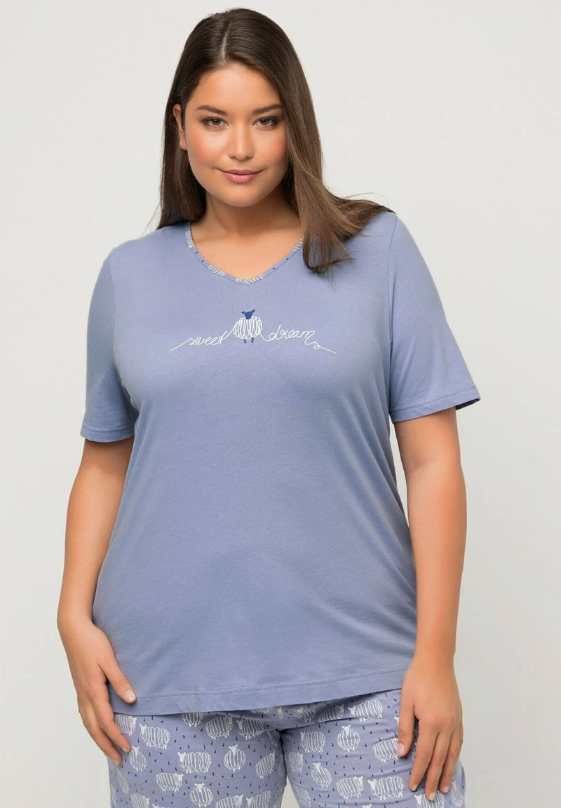 Ulla Popken Nachtwäsche Shirt - Violettblau 6 Ulla Popken Nachtwäsche Shirt - Violettblau – Bild 6