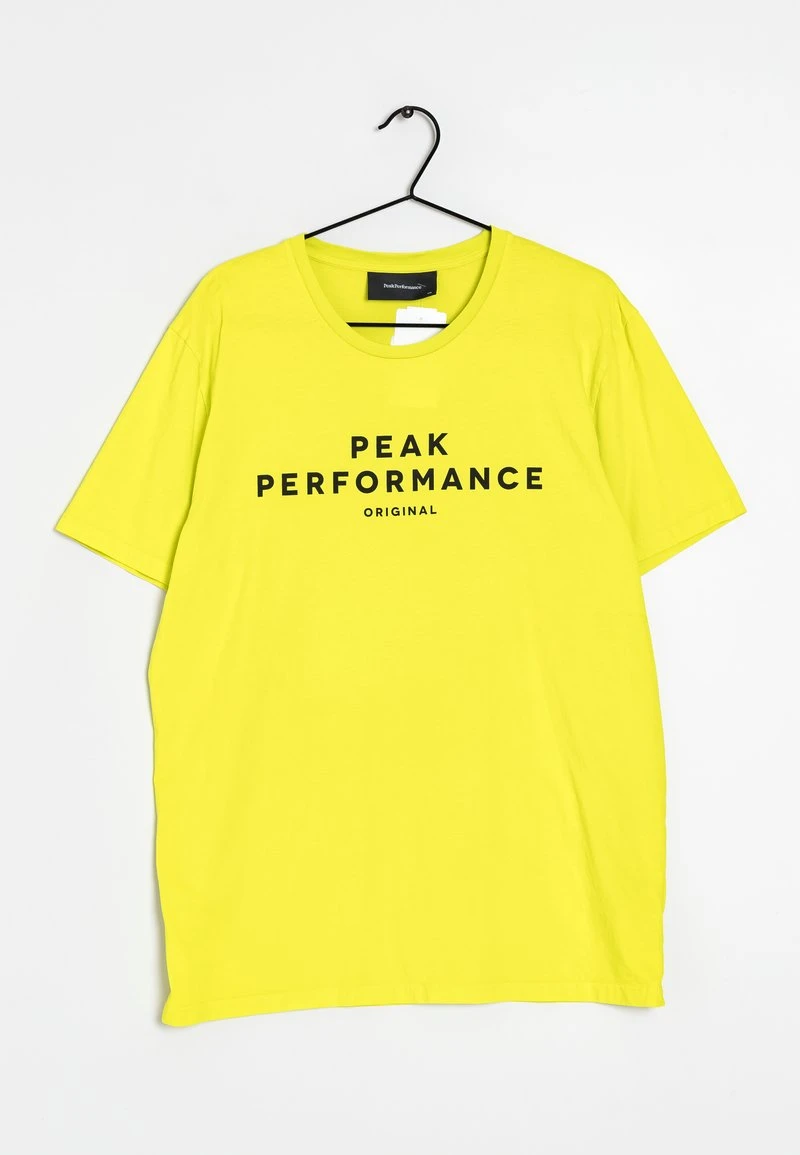 Peak Performance T-Shirt Print - Neon Yellow, Black 3 Peak Performance T-Shirt Print - Neon Yellow, Black – Bild 3