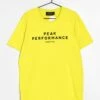 Peak Performance T-Shirt Print - Neon Yellow, Black