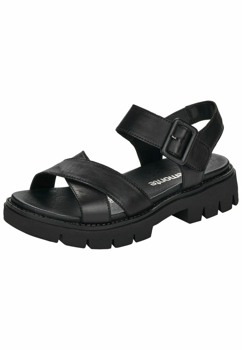 Remonte Plateausandalette - Schwarz 3 Remonte Plateausandalette - Schwarz – Bild 3