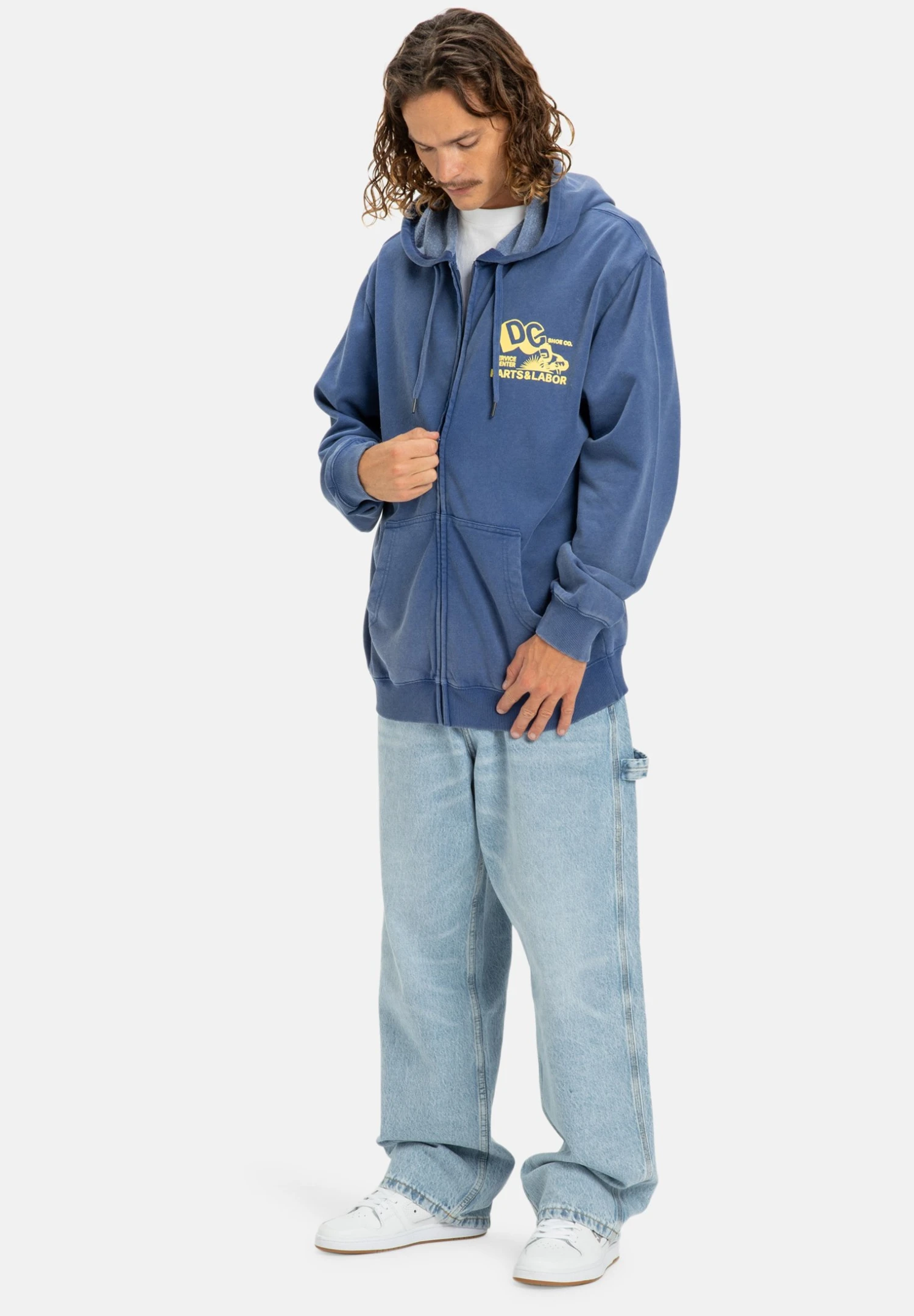 DC SHOES Sweatjacke - Bsw Estate Blue 2 DC SHOES Sweatjacke - Bsw Estate Blue – Bild 2