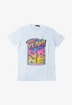 Replay DRINK - T-Shirt Print - White -Friboo Verkauf Geschaft 70a3fc20d65a4d539b0a7f9f0b553f42