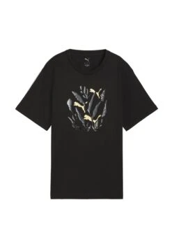 Puma GRAPHIC LEAF - Print T-shirt - Black -Friboo Verkauf Geschaft 71126e8829f34f4eac289ad6a0b704ef
