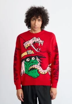 Volcom VILLARD SWEATER - Strickpullover - Lifeguard Red