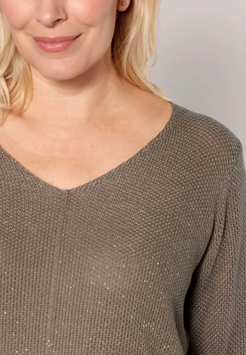 Strickpullover - Taupe 4 Strickpullover - Taupe – Bild 4