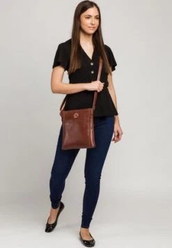 KNOOK - Umhängetasche - Vintage Cognac -Friboo Verkauf Geschaft 7231d29bff7a47a5b3e3ded637670902