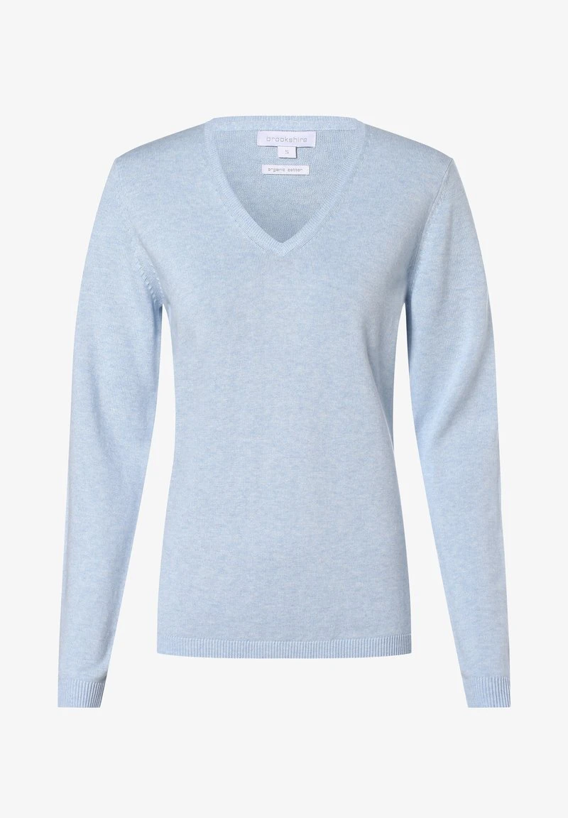 Strickpullover - Hellblau 4 Strickpullover - Hellblau – Bild 4