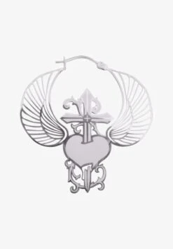 WINGED HEART DAGGER - Ohrringe - Hochglanzpoliert
