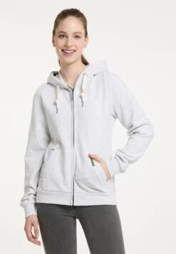 Schmuddelwedda Sweatjacke - Wollweiss Melange